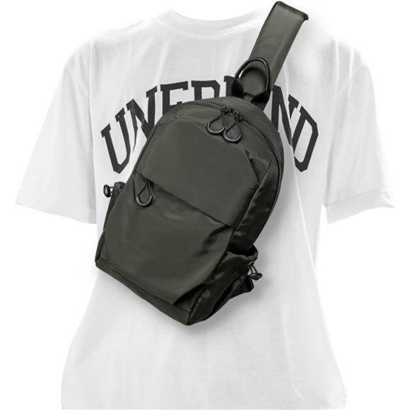 Bags Men Small Sling Bag One Strap Dark Green Poshmark